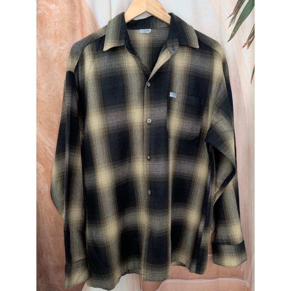 Caltop Button Down Plaid Shirt